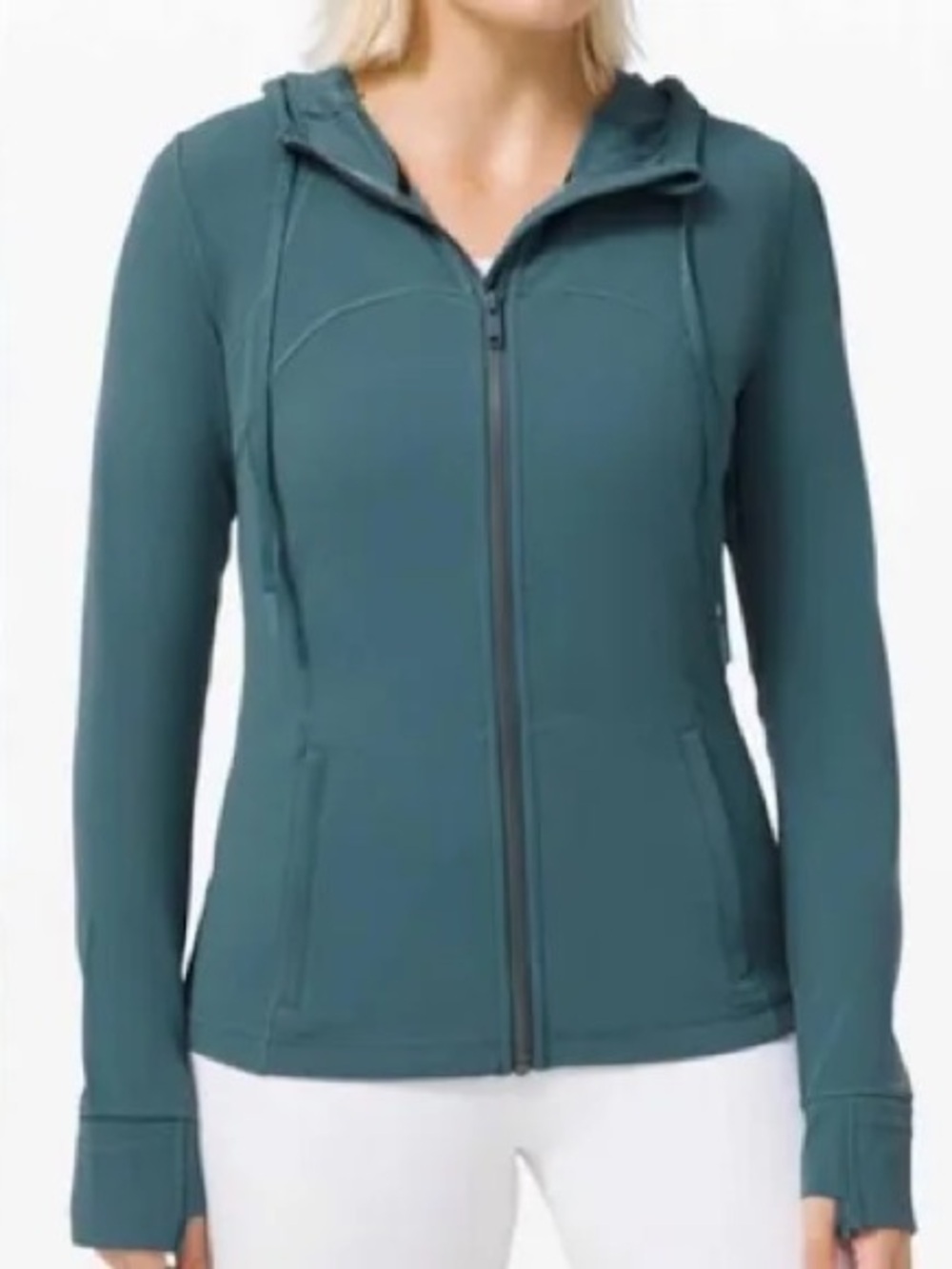 lululemon Hooded Define Jacket Nulu Desert Teal